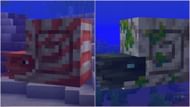 Nautilus and Zombie Nautilus (Image via Sportskeeda Gaming || Mojang Studios)